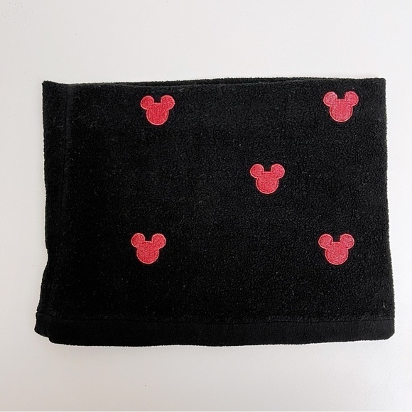 GAP X Disney Mickey Mouse Embroidered Black Neck Gaiter Scarf Kids One Size - Picture 2 of 10